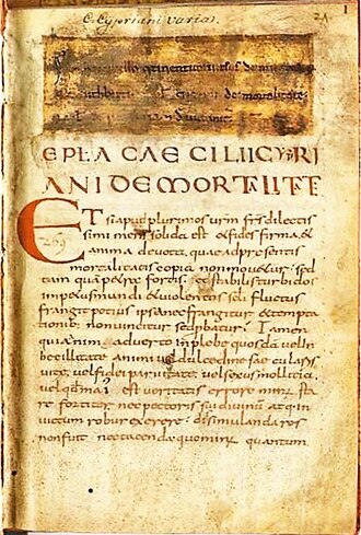 Cyprian of Carthage — historical depiction 5