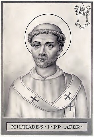 Miltiades (Melchiades) of Rome — historical depiction 1