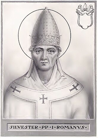 Sylvester I of Rome — historical depiction 1