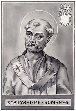 Xystus I (Sixtus I) of Rome