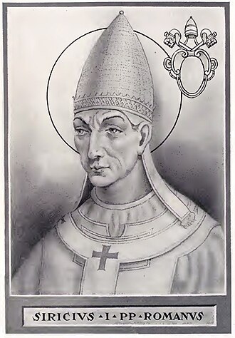 Siricius of Rome — historical depiction 1