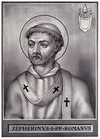 Zephyrinus of Rome — historical depiction 1