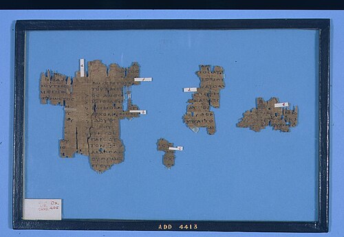 P.Oxy. III 405 — manuscript witness to Against Heresies (Adversus Haereses)