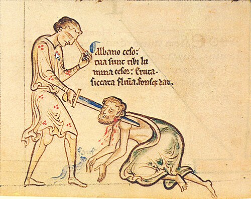 Alban of Verulamium — historical depiction 1